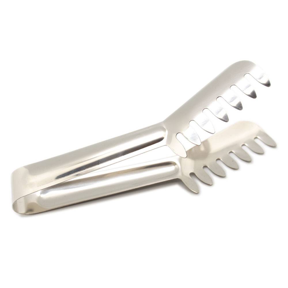 Stainless Steel Buffet Serving Noodles Spaghetti Pasta Tong, L19cm