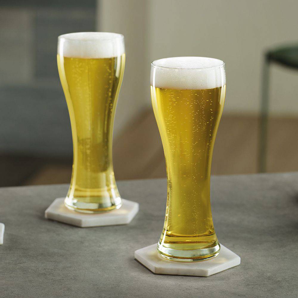 (Set Of 6) Ocean Imperial High Quality Tall Beer Pilsner Glass, 475ml