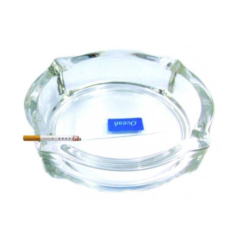 Ocean High Quality Round Petite Glass Ashtray, 11cm