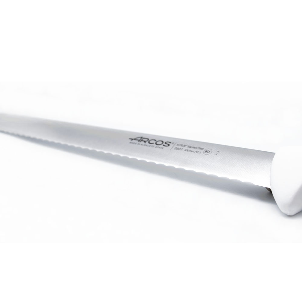 Arcos Premium Quality Professional Pastry Knife With White Handle, 30cm