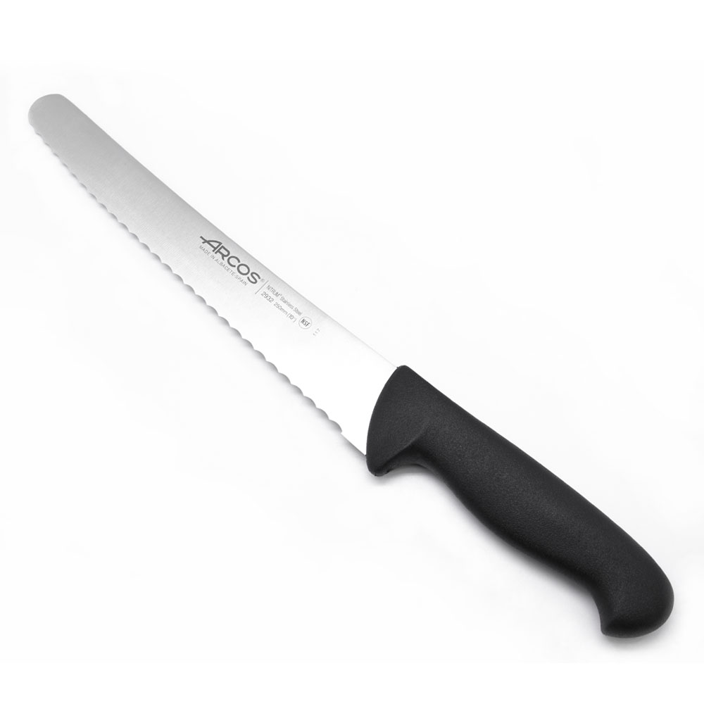 Arcos Premium Quality Professional Pastry Knife With Black Handle, 25cm